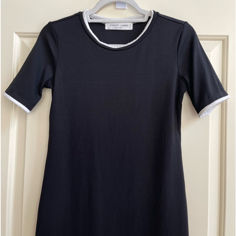 Sonnet James black short sleeve play dress - Picture 2 of 6